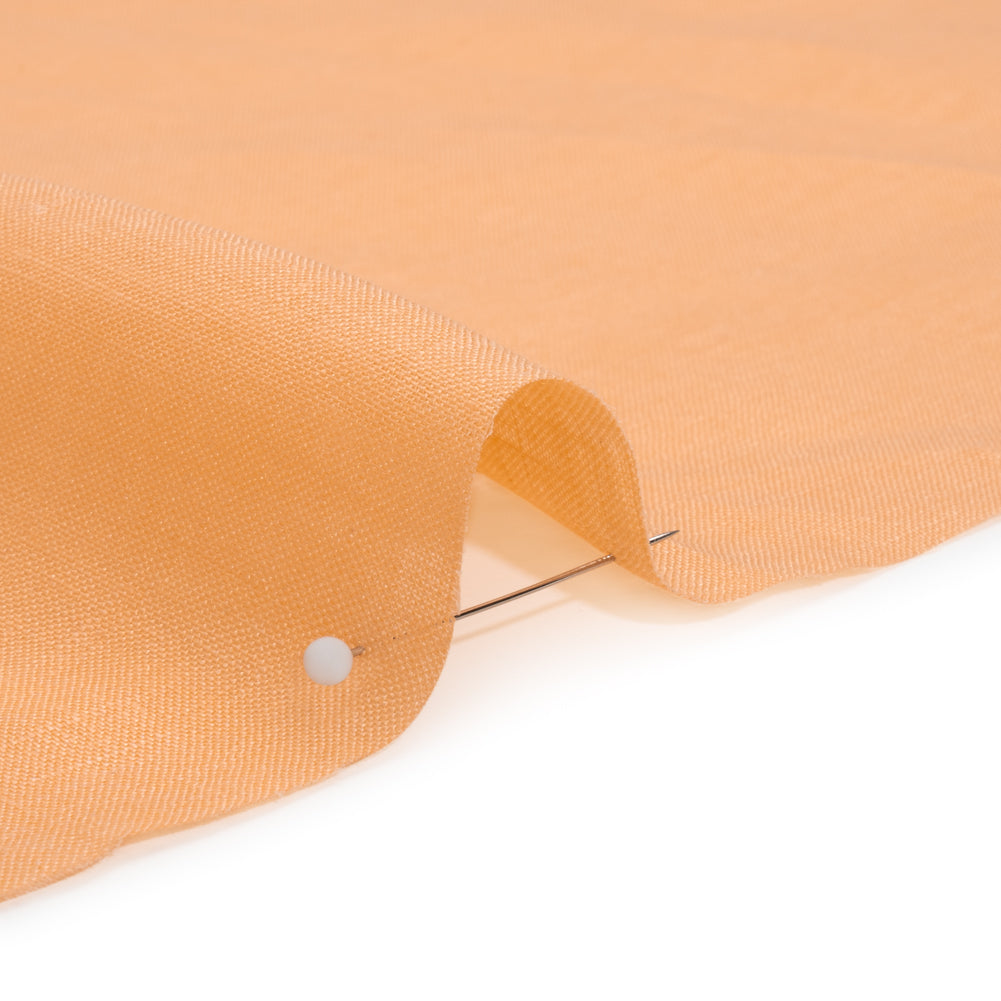 Famous Australian Designer Creamsicle Lightweight Linen Woven