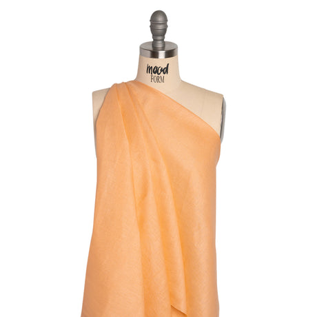 Famous Australian Designer Creamsicle Lightweight Linen Woven