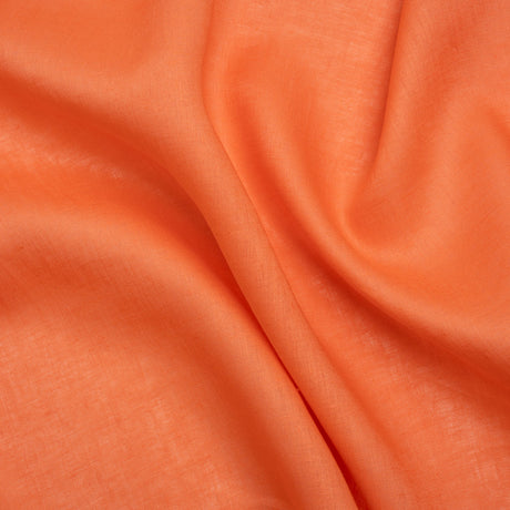 Famous Australian Designer Salmon Lightweight Linen Woven
