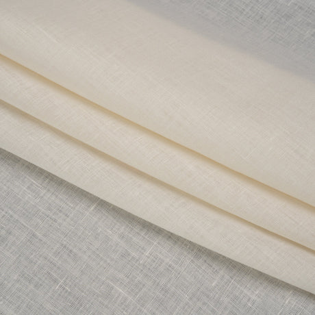 Famous Australian Designer Ivory Lightweight Linen Woven