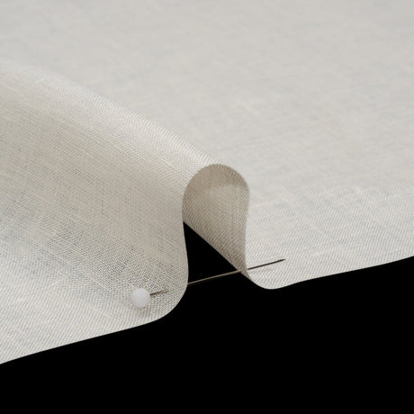 Famous Australian Designer Ivory Lightweight Linen Woven
