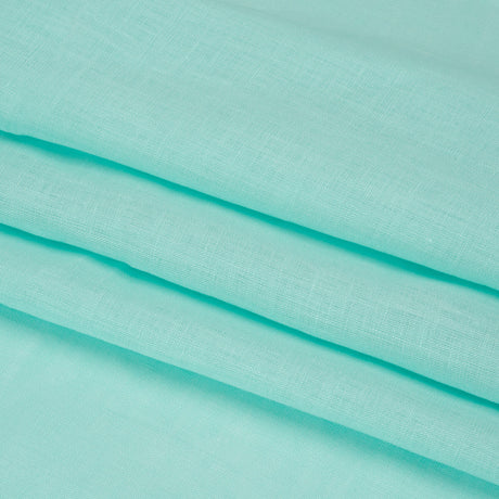 Famous Australian Designer Robin's Egg Blue Lightweight Linen Woven