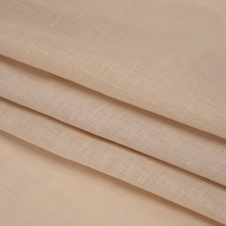 Famous Australian Designer Beige Lightweight Linen Woven