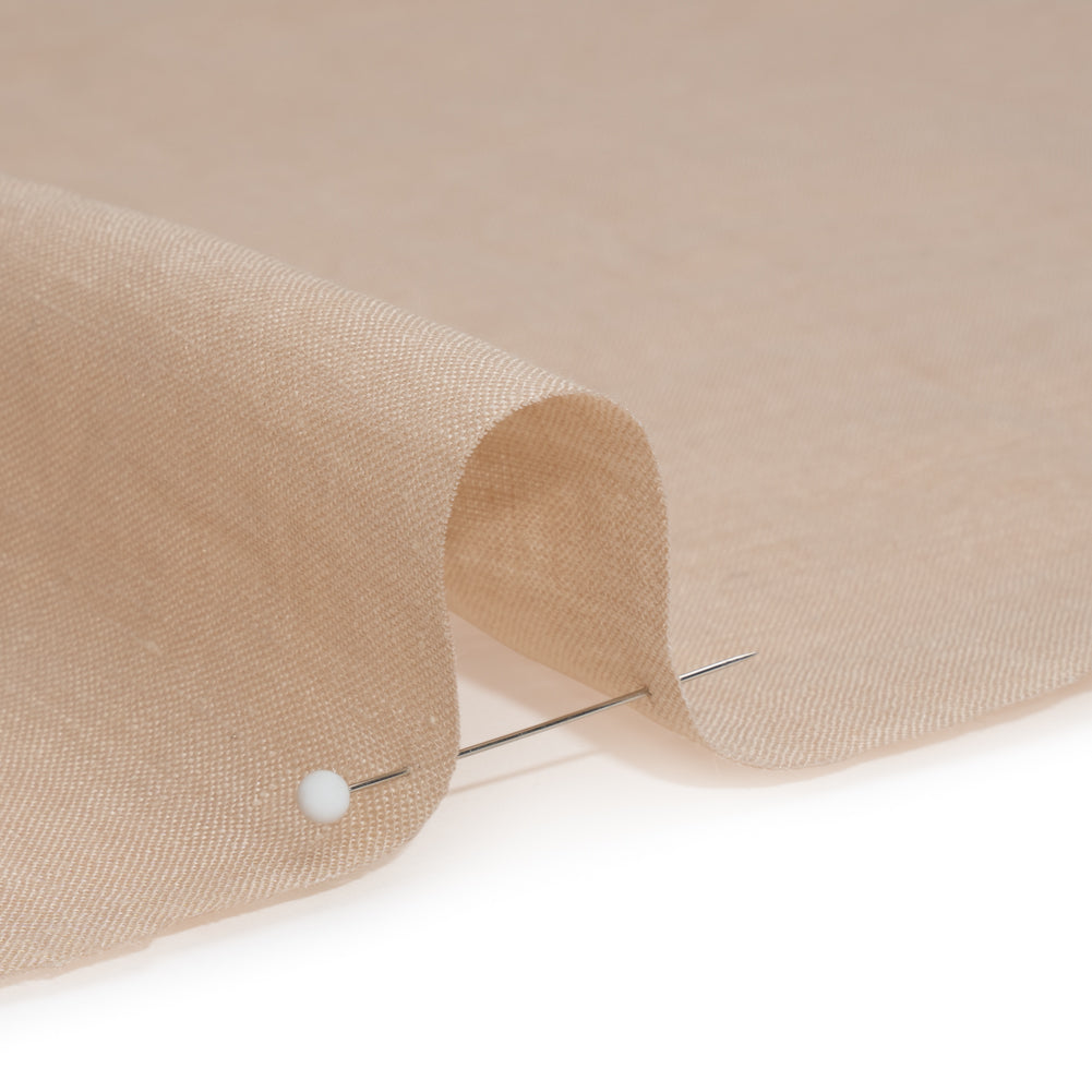 Famous Australian Designer Beige Lightweight Linen Woven