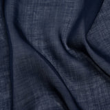 Famous Australian Designer Navy Lightweight Ramie Woven