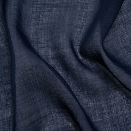 Famous Australian Designer Navy Lightweight Ramie Woven