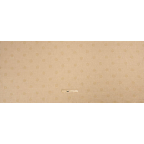 Famous Australian Designer Ecru and Beige Polka Dot Basketweave Linen and Cotton Suiting