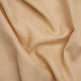 Famous Australian Designer Ecru and Beige Polka Dot Basketweave Linen and Cotton Suiting