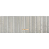 Famous Australian Designer White and Metallic Gold Satin Burnout Stripes Silk Woven