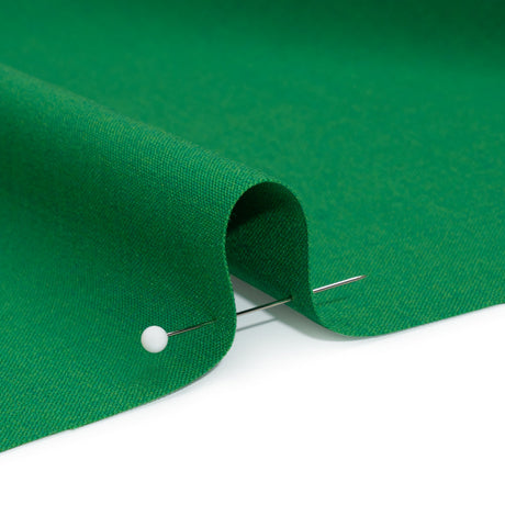 Famous Australian Designer Green Stretch Wool and Polyester Suiting