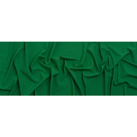 Famous Australian Designer Green Stretch Wool and Polyester Suiting
