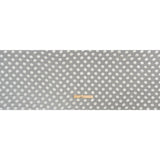 Famous Australian Designer Cream Burnout Satin Polka Dots Silk and Viscose Georgette