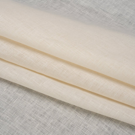 Famous Australian Designer Cream Lightweight Linen Woven