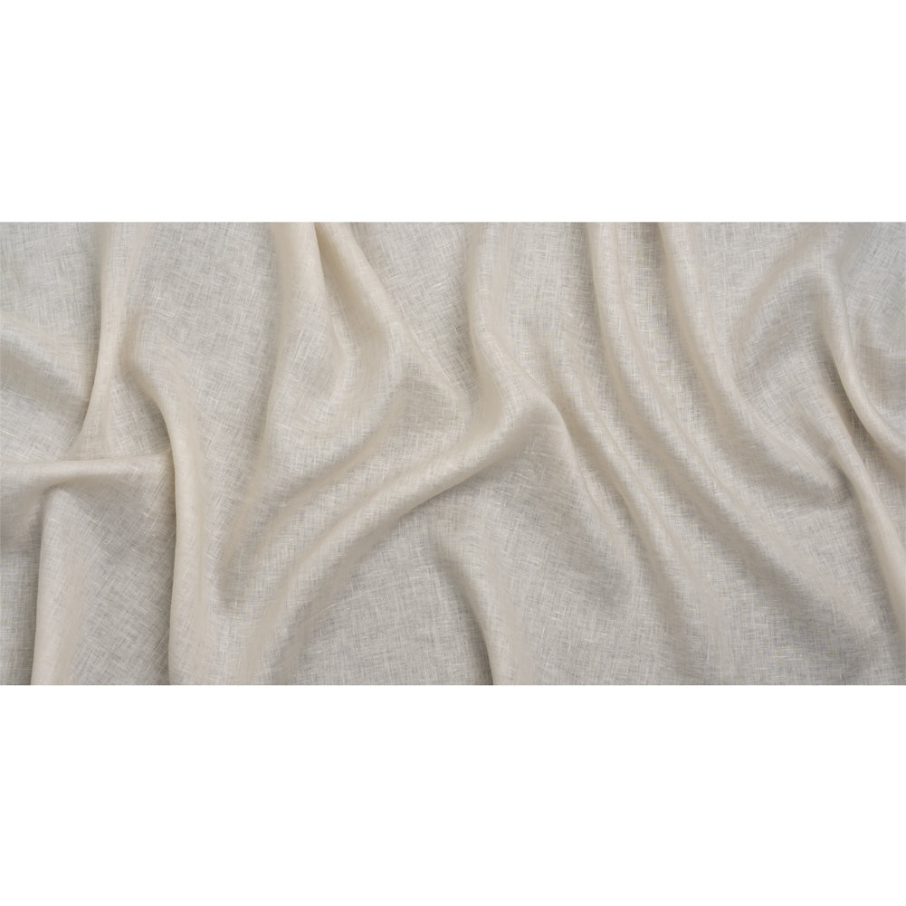 Famous Australian Designer Cream Lightweight Linen Woven