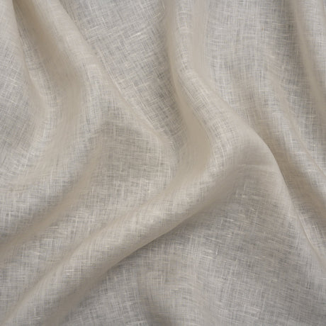 Famous Australian Designer Cream Lightweight Linen Woven