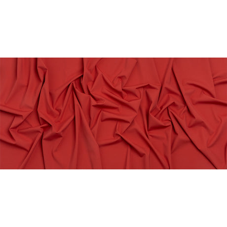 Famous Australian Designer Red Stretch Polyamide Interlock Knit