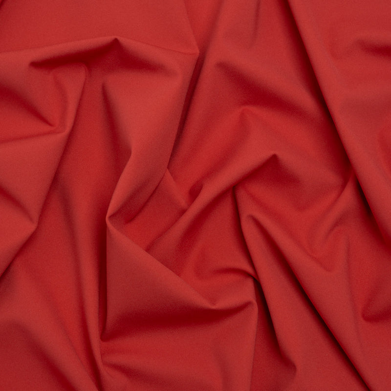 Famous Australian Designer Red Stretch Polyamide Interlock Knit