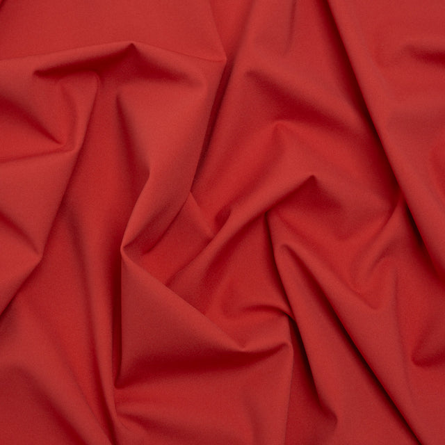 Famous Australian Designer Red Stretch Polyamide Interlock Knit