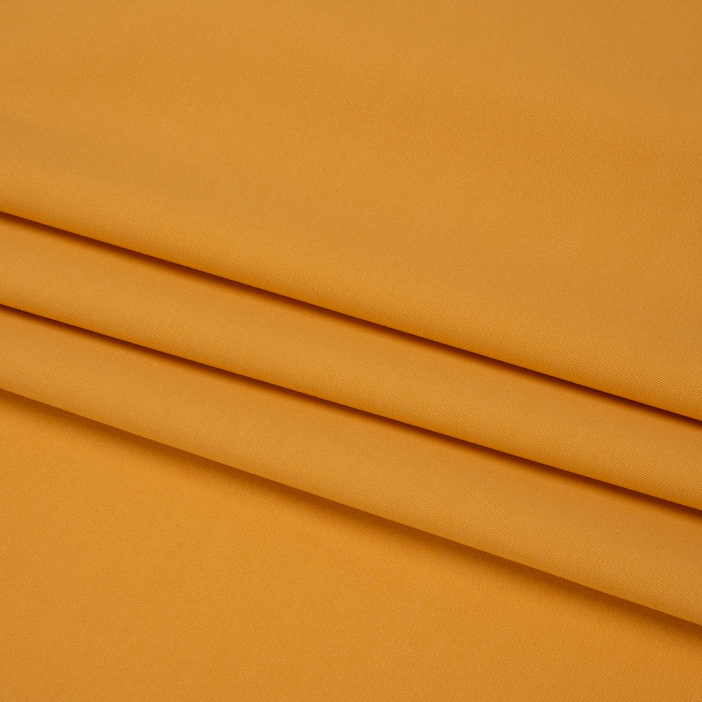 Famous Australian Designer Mustard Stretch Polyamide Interlock Knit