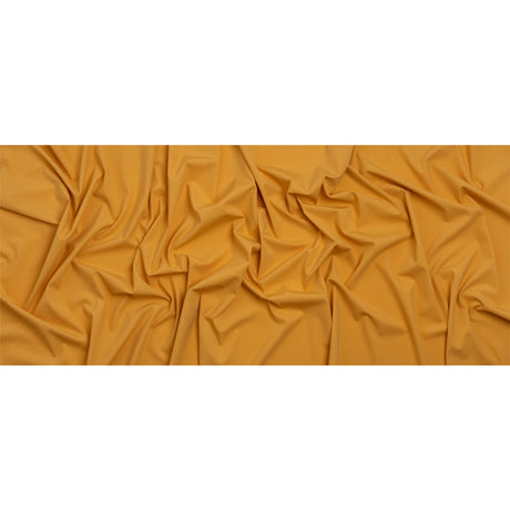 Famous Australian Designer Mustard Stretch Polyamide Interlock Knit
