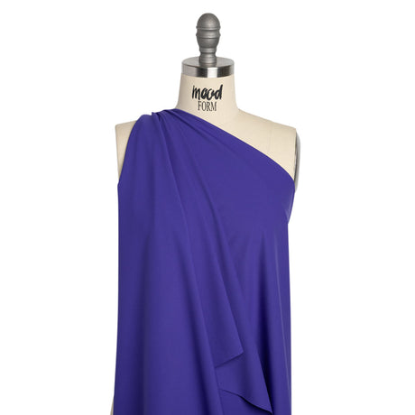 Famous Australian Designer Blue Stretch Polyamide Interlock Knit