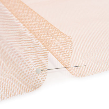Famous Australian Designer Apricot Nectar Stiff Polyester Tulle