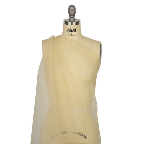 Famous Australian Designer Ecru Stiff Tulle