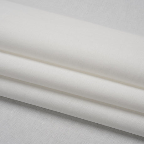 Famous Australian Designer White Linen and Cotton Woven with Soft Polyester Backing