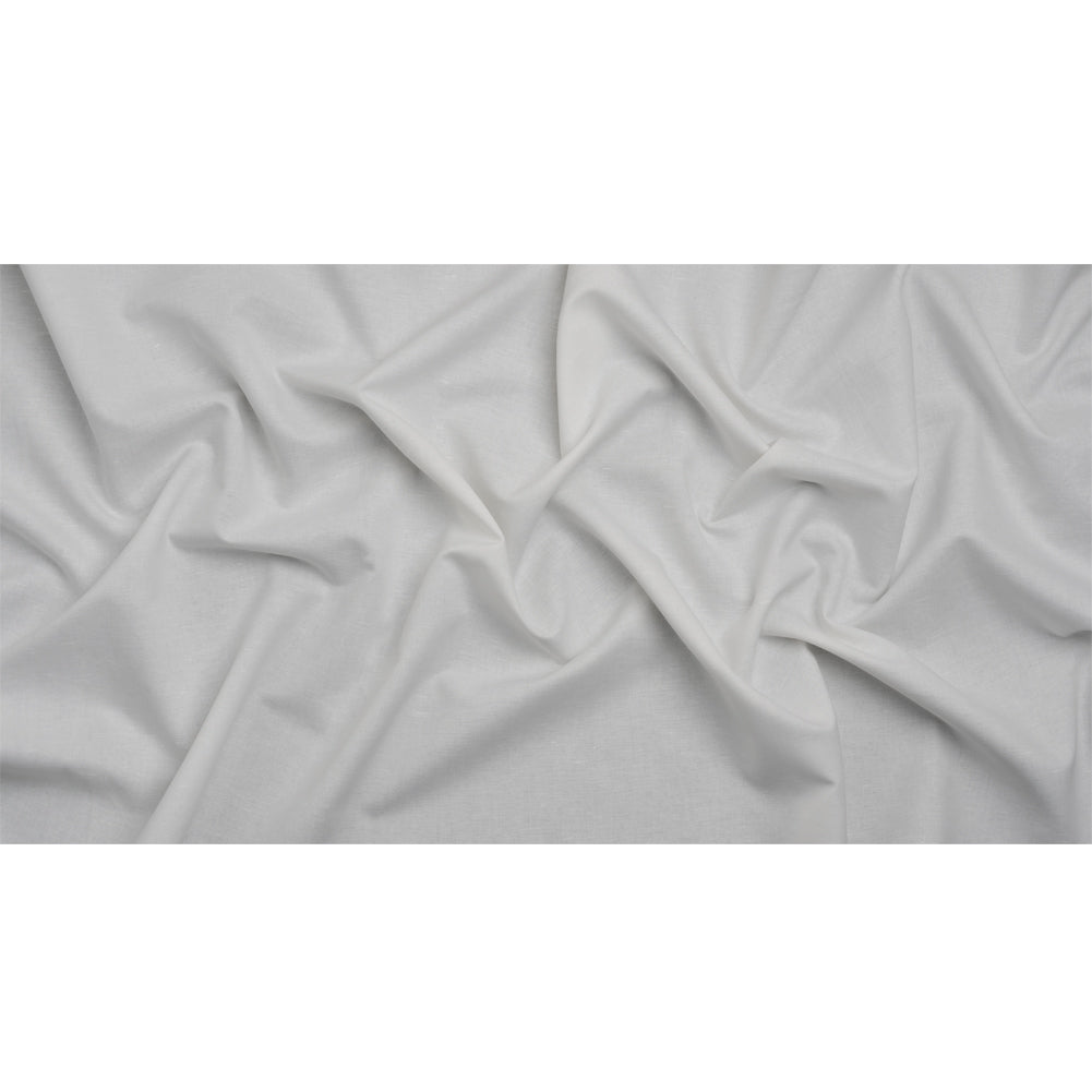 Famous Australian Designer White Linen and Cotton Woven with Soft Polyester Backing