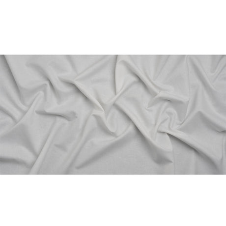 Famous Australian Designer White Linen and Cotton Woven with Soft Polyester Backing