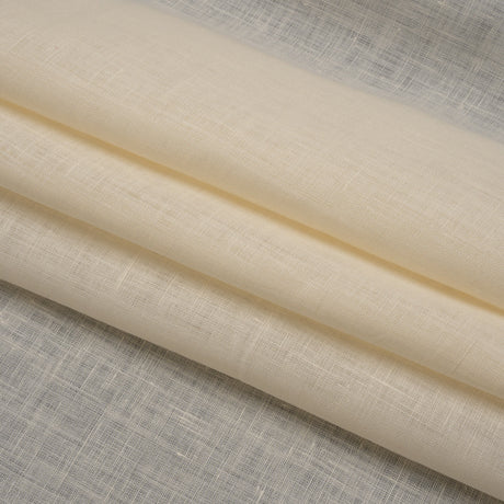 Famous Australian Designer Cream Lightweight Linen Woven
