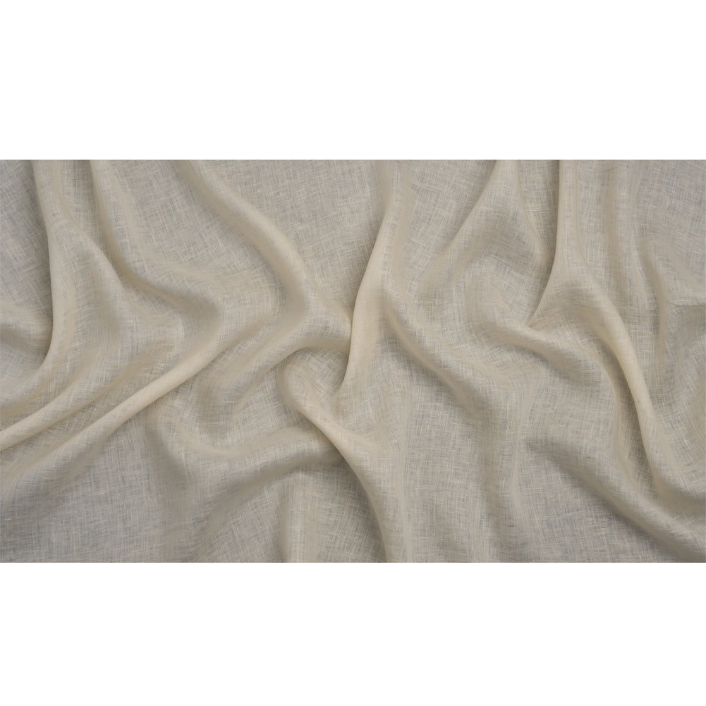 Famous Australian Designer Cream Lightweight Linen Woven