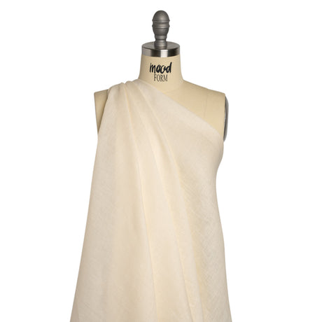 Famous Australian Designer Cream Lightweight Linen Woven