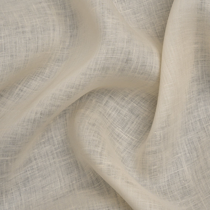 Famous Australian Designer Cream Lightweight Linen Woven