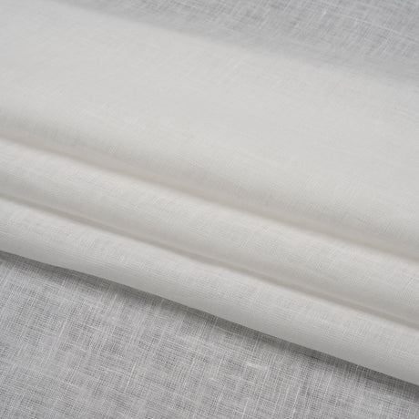 Famous Australian Designer White Lightweight Linen Woven