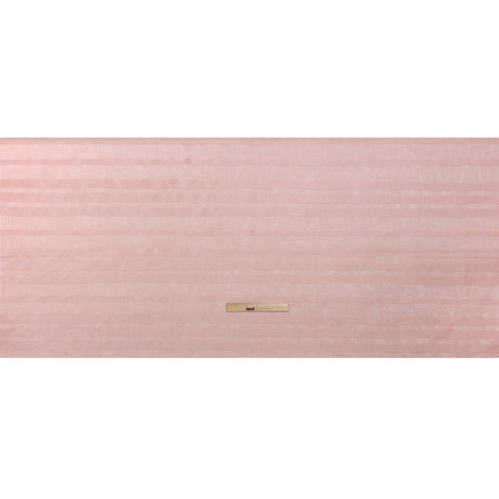 Famous Australian Designer Dusty Rose Striped Polyester Burnout Woven