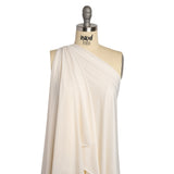 Famous Australian Designer Cream Stretch Polyester Jersey