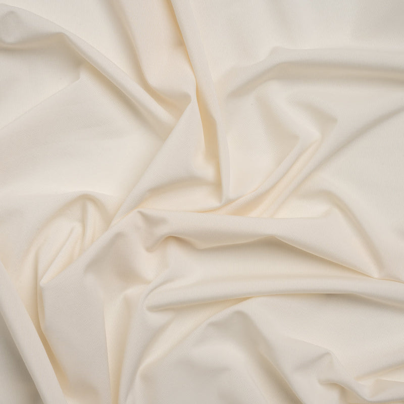 Famous Australian Designer Cream Stretch Polyester Jersey