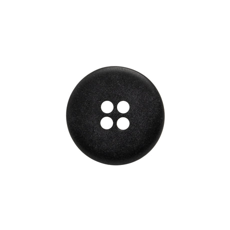 Rolled Rim 4-Hole Plastic Button - Silver and Gray Iridescent - 28L/18mm