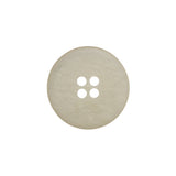 Rolled Rim 4-Hole Plastic Button - Beige and Taupe Iridescent - 32L/20mm