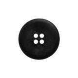 Rolled Rim 4-Hole Plastic Button - Silver and Gray Iridescent - 36L/23mm