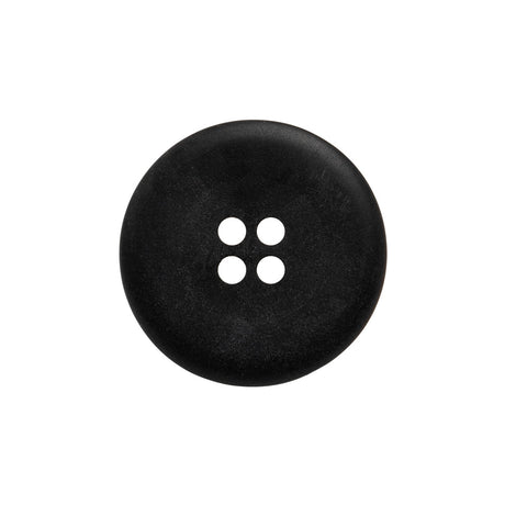 Rolled Rim 4-Hole Plastic Button - Silver and Gray Iridescent - 36L/23mm