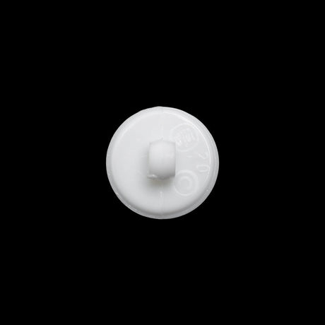 Plastic Shank Back Button - White Faux Gems and Latticework - 20L/12.5mm