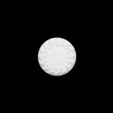 Plastic Shank Back Button - White Faux Gems and Latticework - 20L/12.5mm