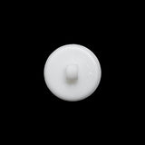 Plastic Shank Back Button - White Faux Gems and Latticework - 24L/15mm