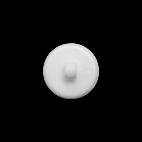 Plastic Shank Back Button - White Faux Gems and Latticework - 24L/15mm