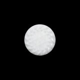 Plastic Shank Back Button - White Faux Gems and Latticework - 24L/15mm