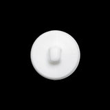 Plastic Shank Back Button - White Faux Gems and Latticework - 30L/19mm
