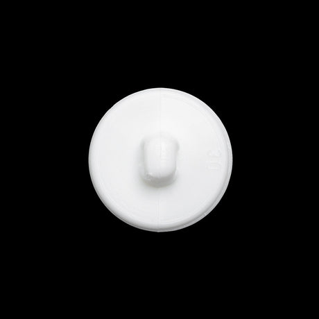 Plastic Shank Back Button - White Faux Gems and Latticework - 30L/19mm