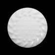 Plastic Shank Back Button - White Faux Gems and Latticework - 44L/28mm